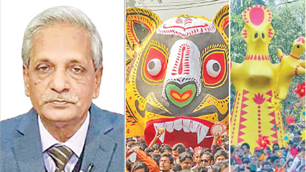 জাতীয়তাবাদী সংস্কৃতিমন্ত্রীর মঙ্গল শোভাযাত্রাপ্রীতি