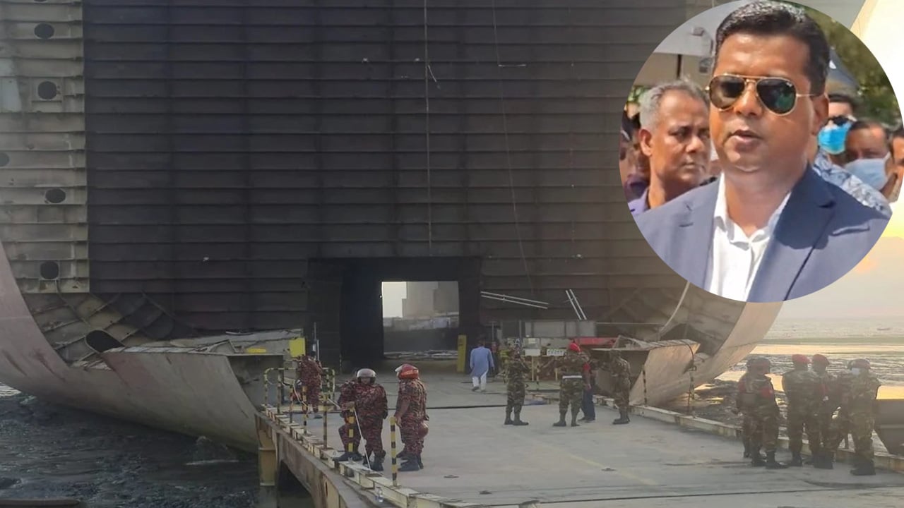 পরিস্থিতি নিরাপদ না হওয়া পর্যন্ত জাহাজে কাউকে ঢুকতে দেওয়া হবে না