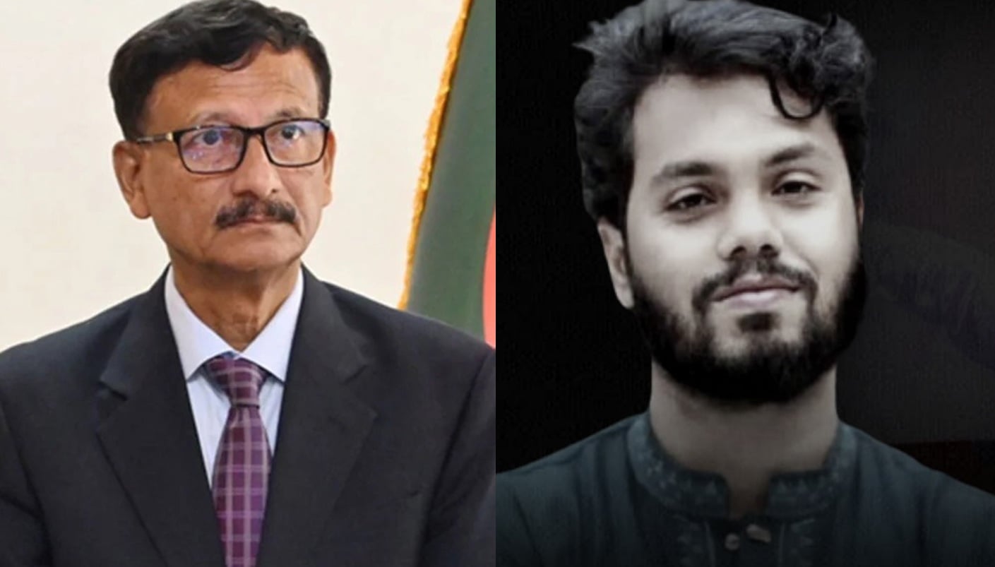 হাদির মৃত্যুতে পররাষ্ট্র উপদেষ্টার শোক