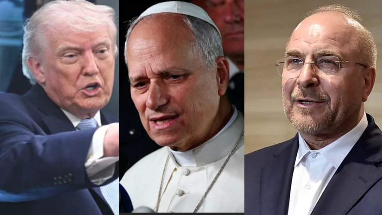 ট্রাম্পের সমালোচনায় পোপ, লিওর প্রশংসায় ইরানের স্পিকার