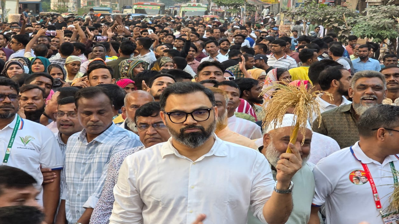 পল্লবীতে আমিনুল হকের সমর্থনে বিএনপির গণমিছিল