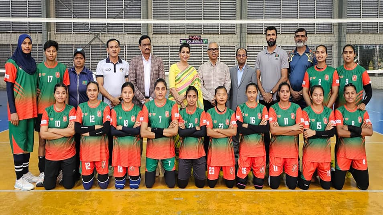 মালদ্বীপে কাভা কাপে অংশ নিতে প্রস্তুত বাংলাদেশ নারী ভলিবল দল