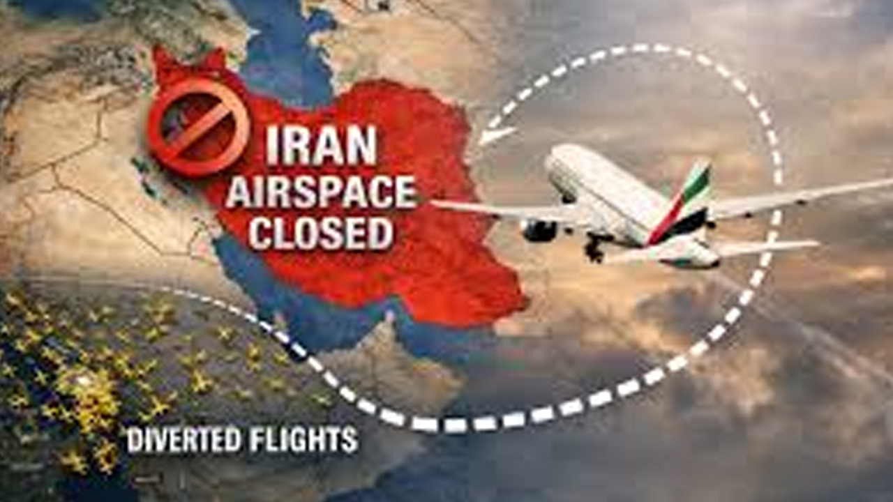 আকাশসীমা বন্ধ করে দিল ইরান