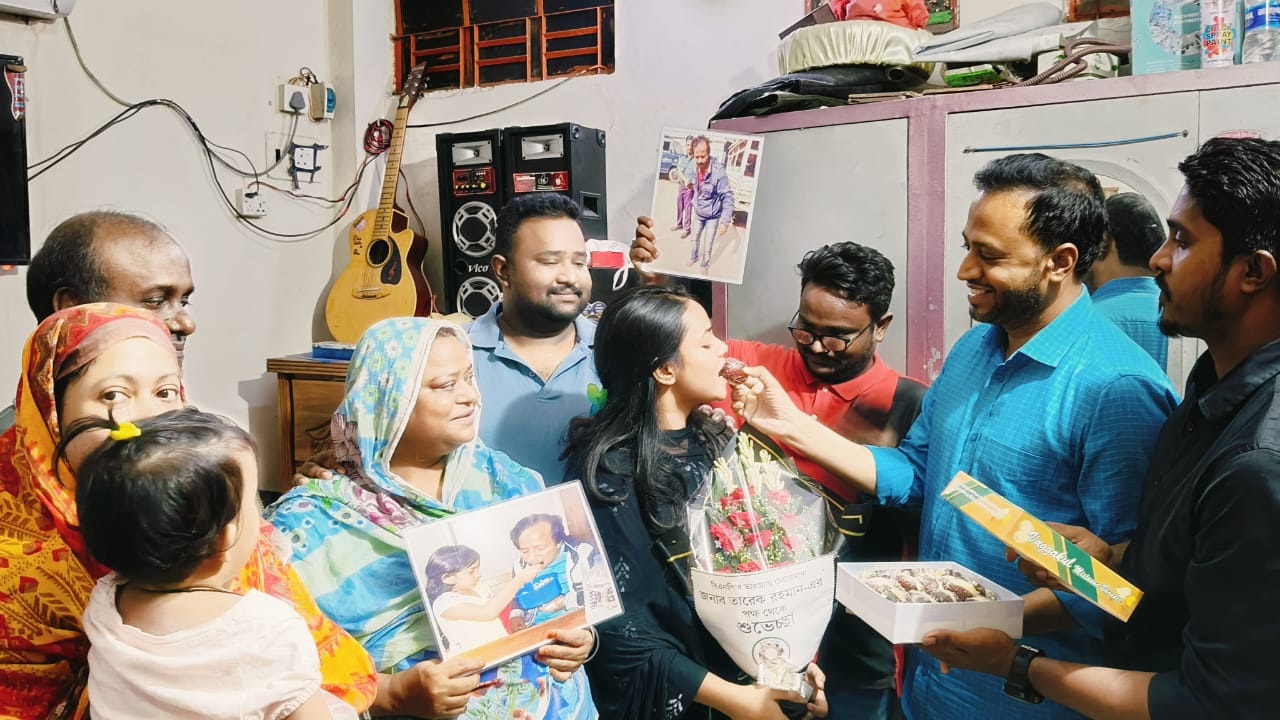 জিপিএ-৫ পাওয়ায় মৃত মাহবুবের মেয়েকে তারেক রহমানের শুভেচ্ছা