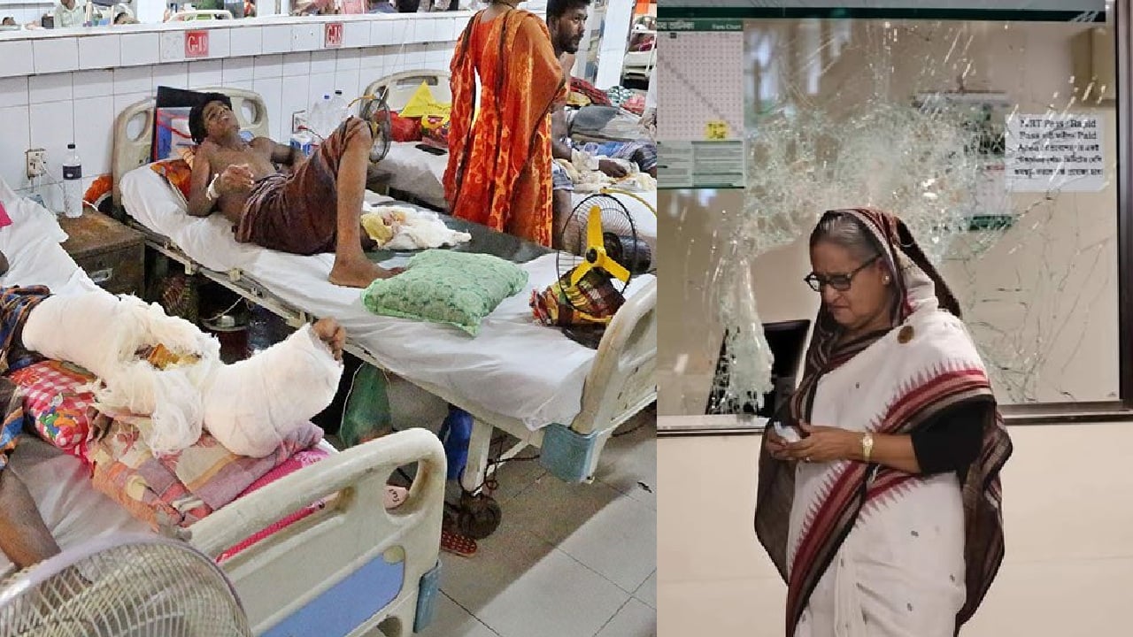 হাসপাতালে আহতদের ভিড়, মেট্রোরেল নিয়ে হাসিনার মায়াকান্না