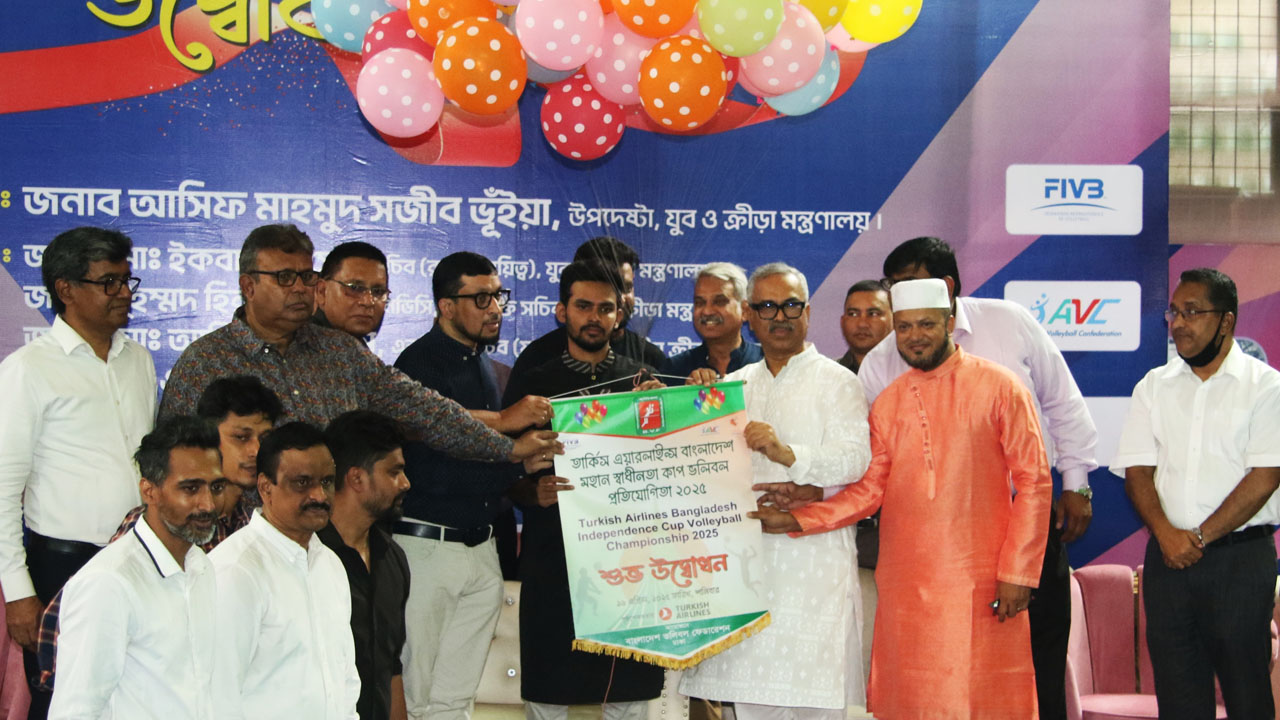 শুরু হলো স্বাধীনতা কাপ ভলিবল