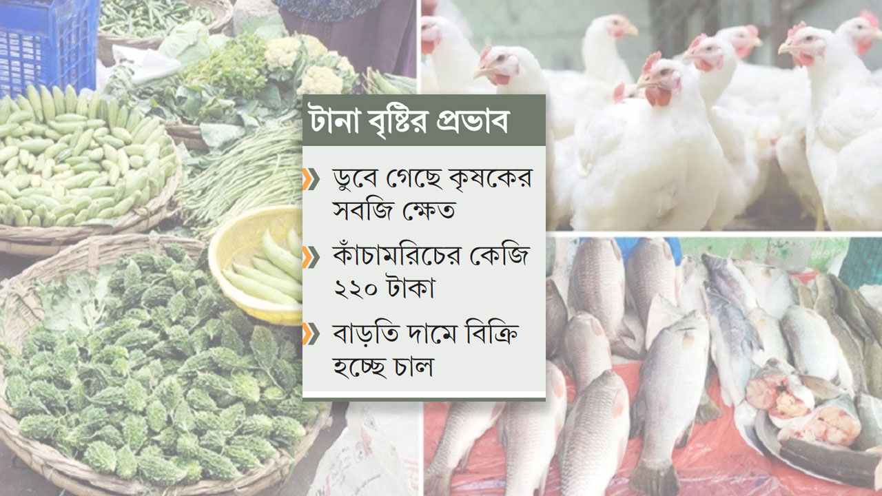 বেড়েছে সবজি মাছ মুরগির দাম