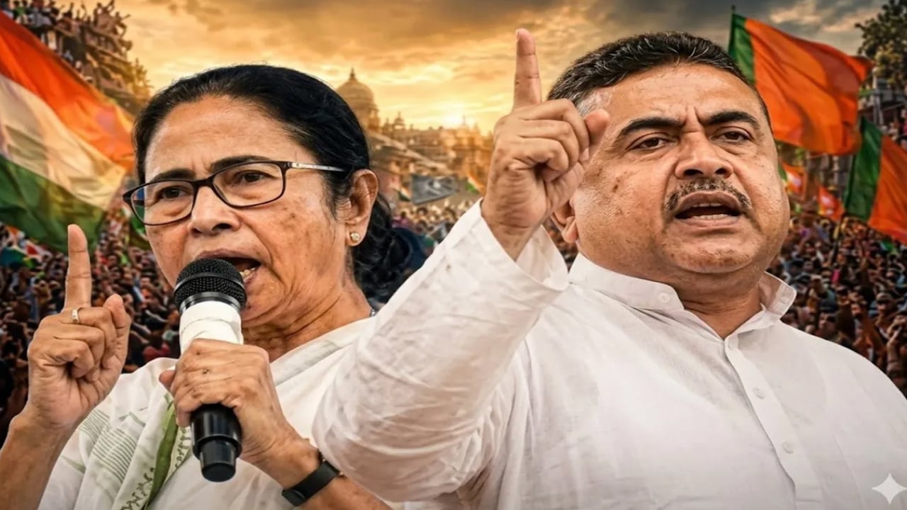 পশ্চিমবঙ্গে সরকার গড়ার পথে বিজেপি