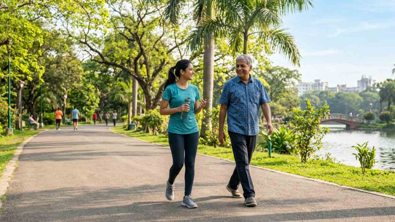 নিয়মিত হাঁটার স্বাস্থ্য উপকারিতা