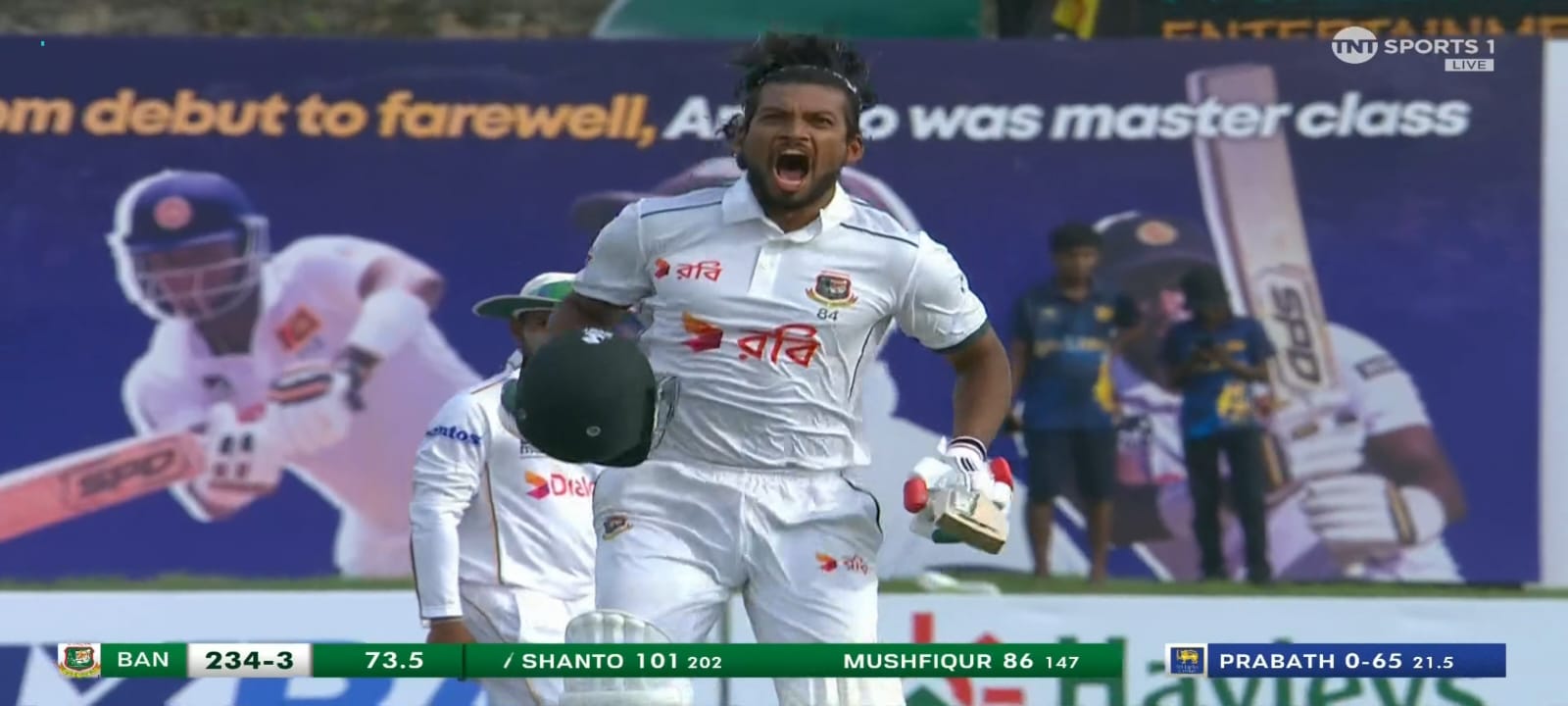 ১৮ মাস পর শান্তর সেঞ্চুরি
