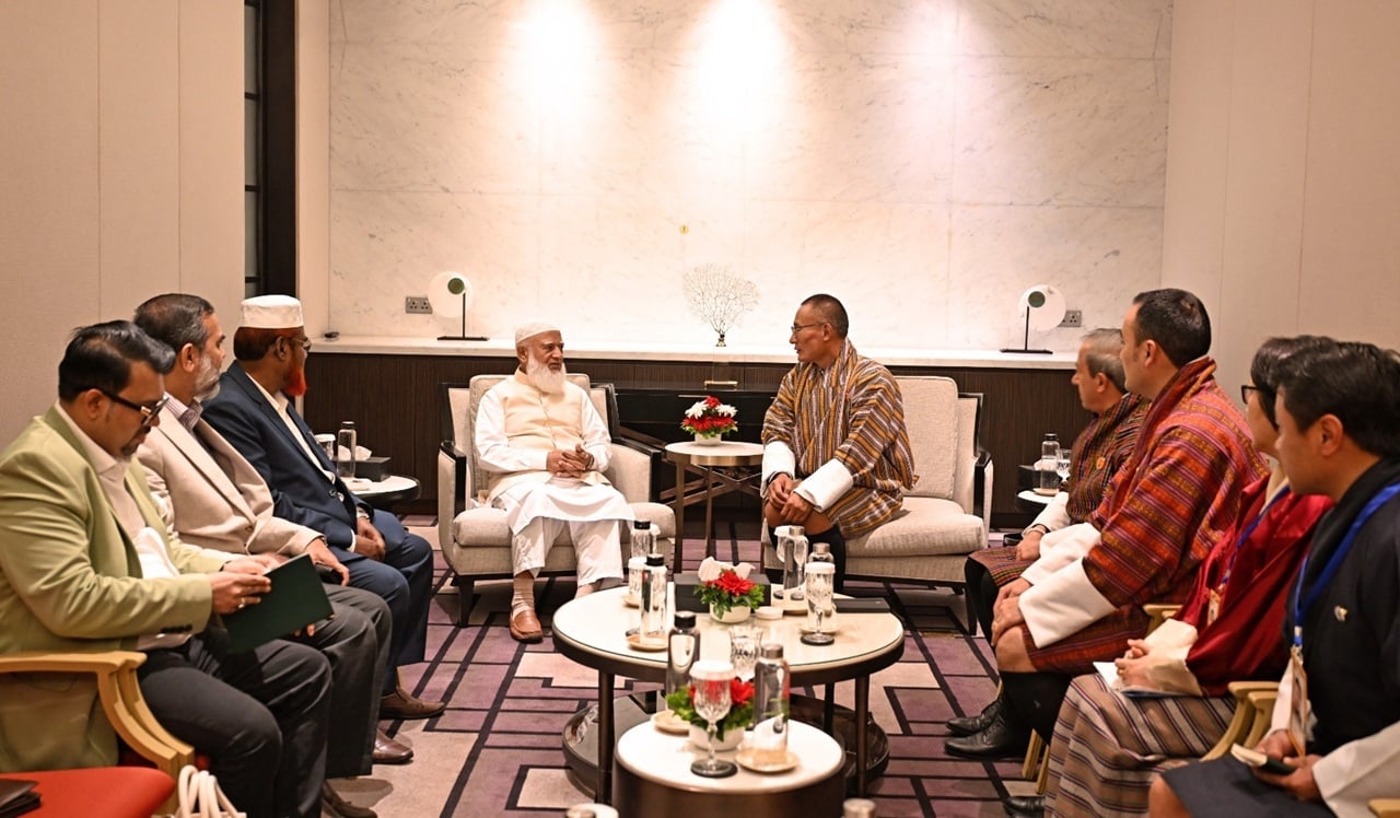 ভুটানের প্রধানমন্ত্রীর সঙ্গে জামায়াত আমিরের সৌজন্য বৈঠক