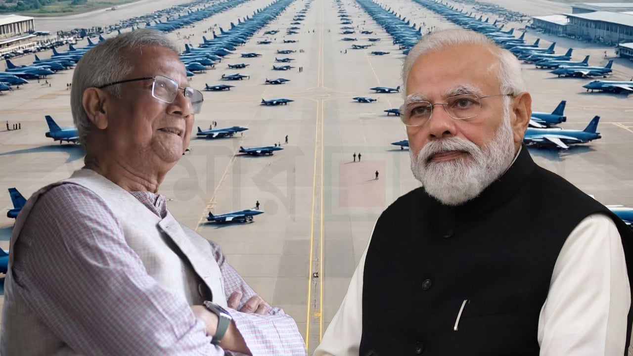 বাংলাদেশের তিনদিকে পাঁচটি বিমানঘাঁটি সচল করছে ভারত