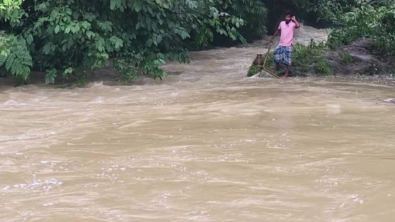 জুড়ি নদীর পানি বিপৎসীমার ৯৬ সেন্টিমিটার উপর দিয়ে প্রবাহিত