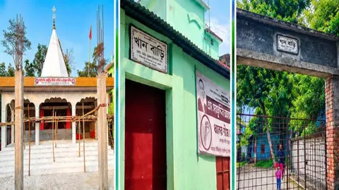 হিন্দু পরিবারের বাড়ি ও মন্দিরের জায়গা উদ্ধারে এমপির ২৪ ঘণ্টার আল্টিমেটাম