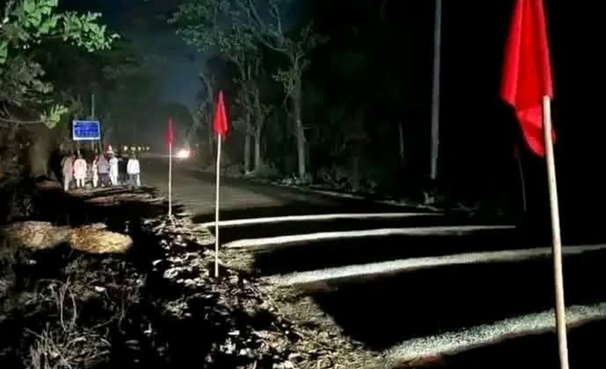 সেই জাঙ্গালিয়ায় বসানো হলো চার গতিরোধক