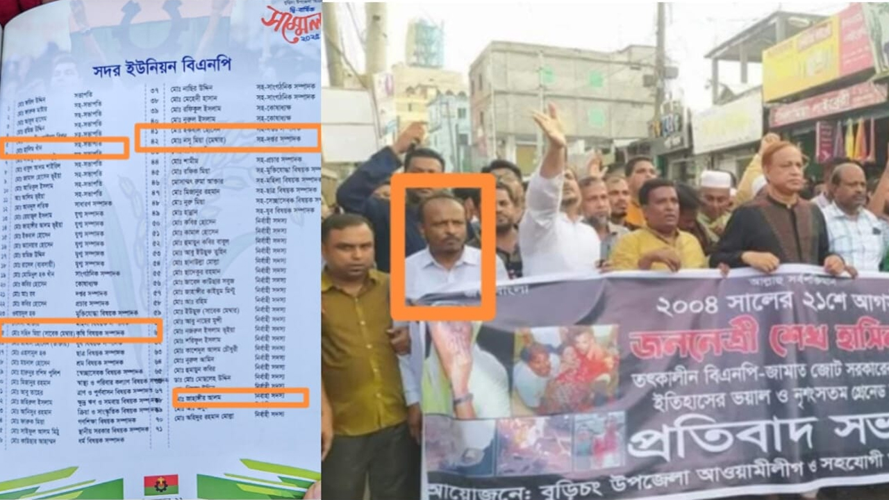 বিএনপির কমিটিতে আওয়ামী লীগের তিন নেতা, ক্ষুব্ধ কর্মীরা
