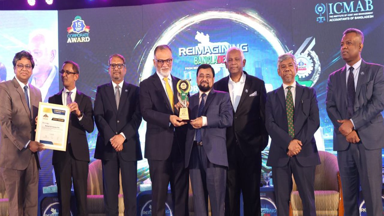 ন্যাশনাল লাইফের আইসিএমএবি বেস্ট কর্পোরেট অ্যাওয়ার্ড অর্জন