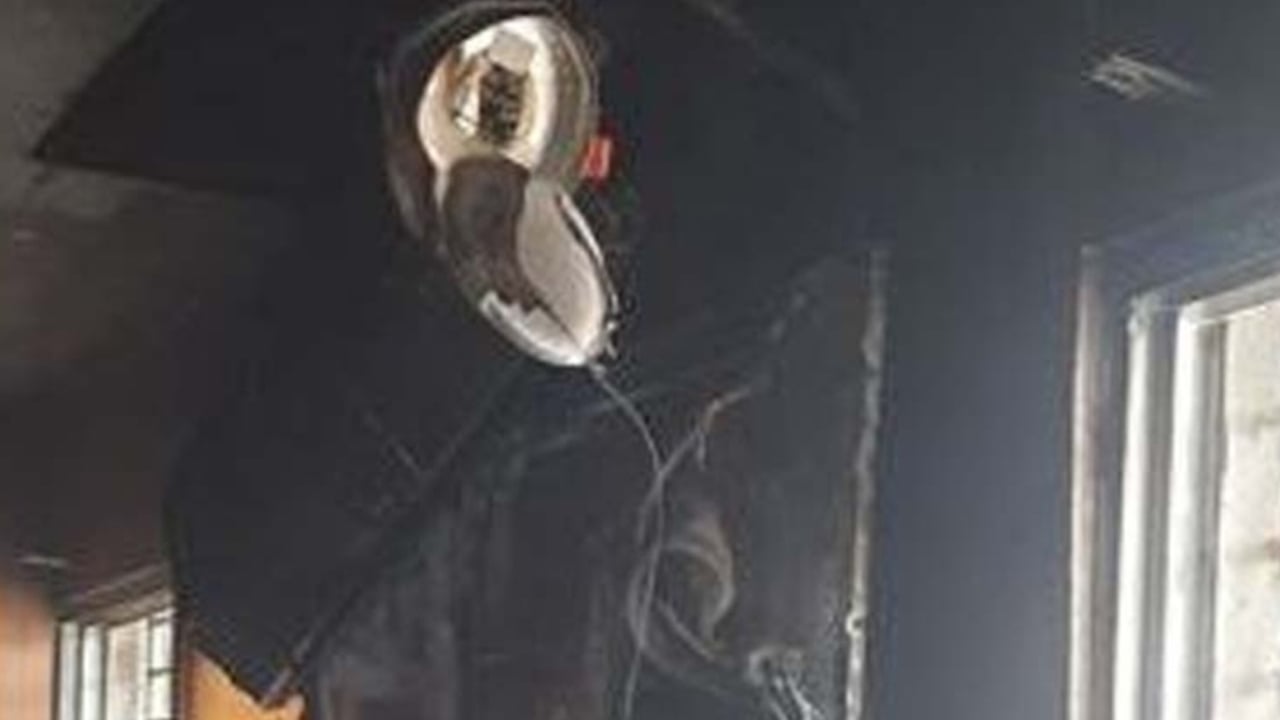 উপজেলা চেয়ারম্যানের বন্ধ কার্যালয়ে আগুন