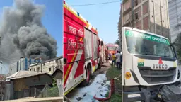 টঙ্গীতে ওষুধ কারখানায় ভয়াবহ আগুন নিয়ন্ত্রণে কাজ করছে ২১ ইউনিট, যোগ দিয়েছে সেনাবাহিনী