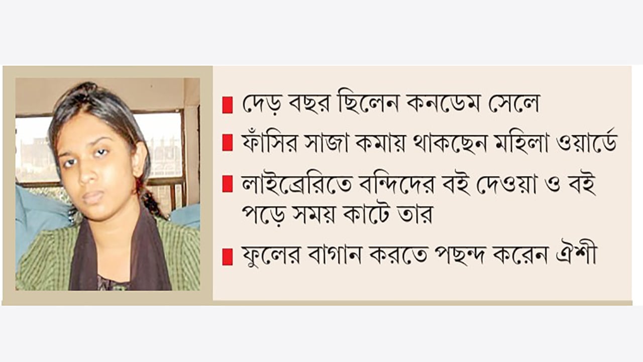 বাবা-মা খুনে দণ্ডিত ঐশী এখন কারাগারের লাইব্রেরিয়ান