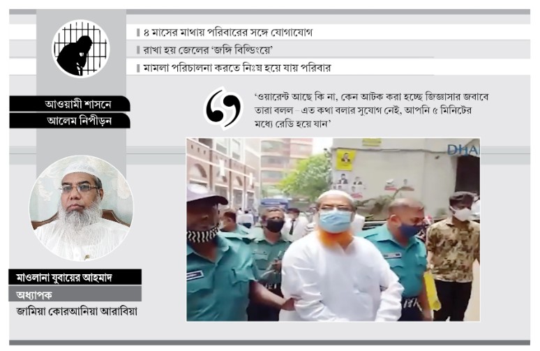 জঙ্গি অপবাদে ৬ মামলা, ২১ দিনের রিমান্ড