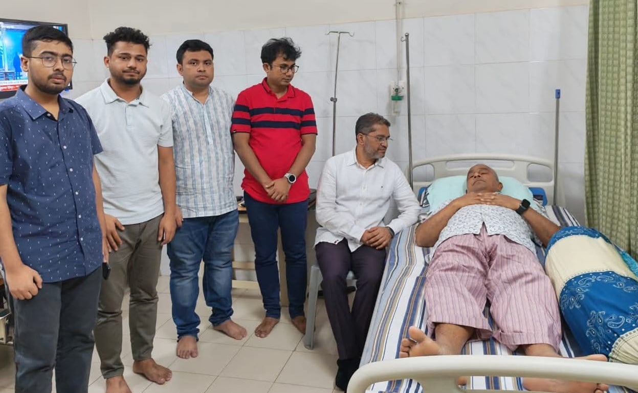 বিএনপি নেতা মোয়াজ্জেম হোসেন আলাল হাসপাতালে ভর্তি