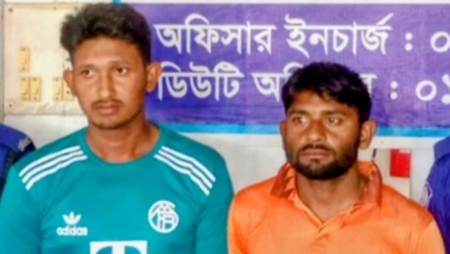 সাঘাটায় দুই ছিনতাইকারী আটক