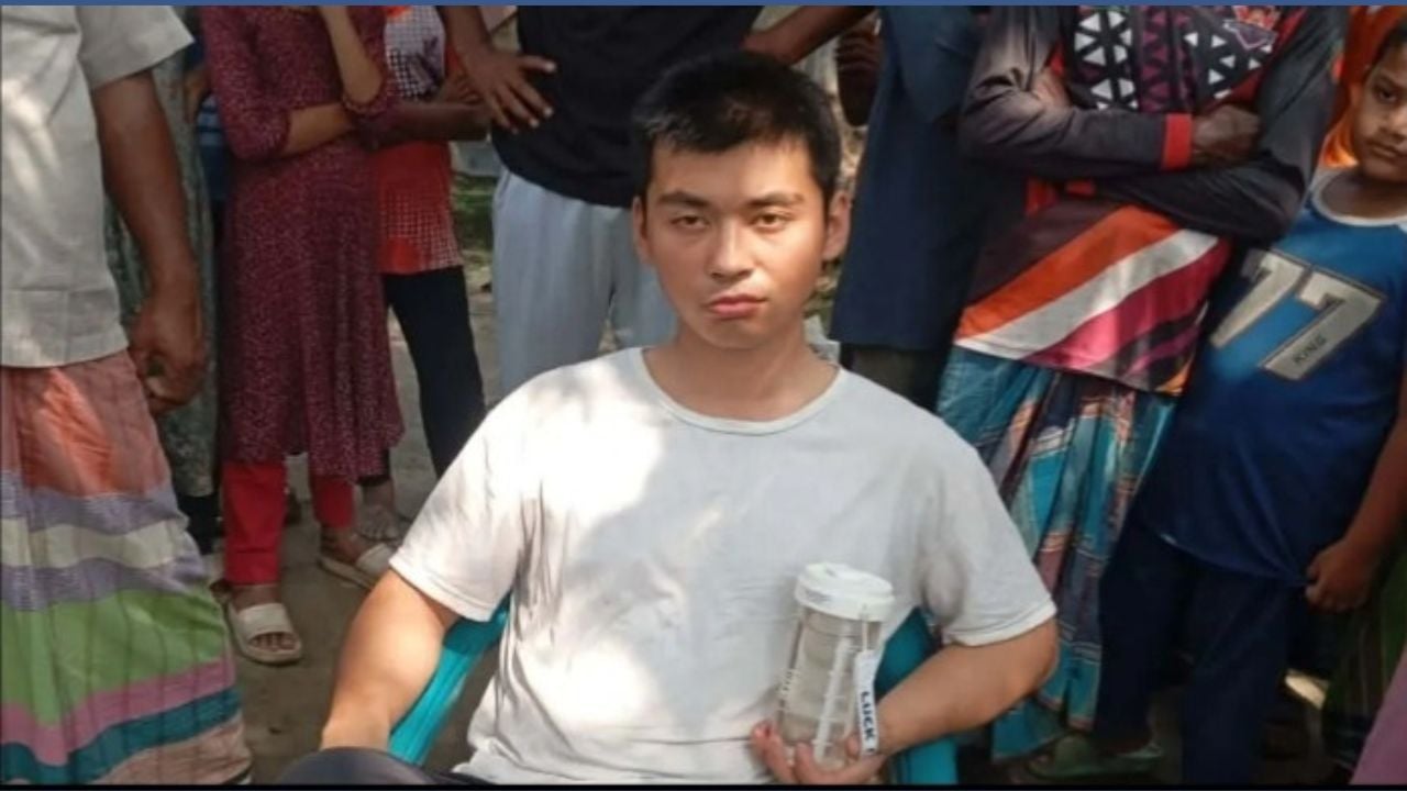 প্রেমের টানে হাওরে ছুটে এলেন চীনা যুবক