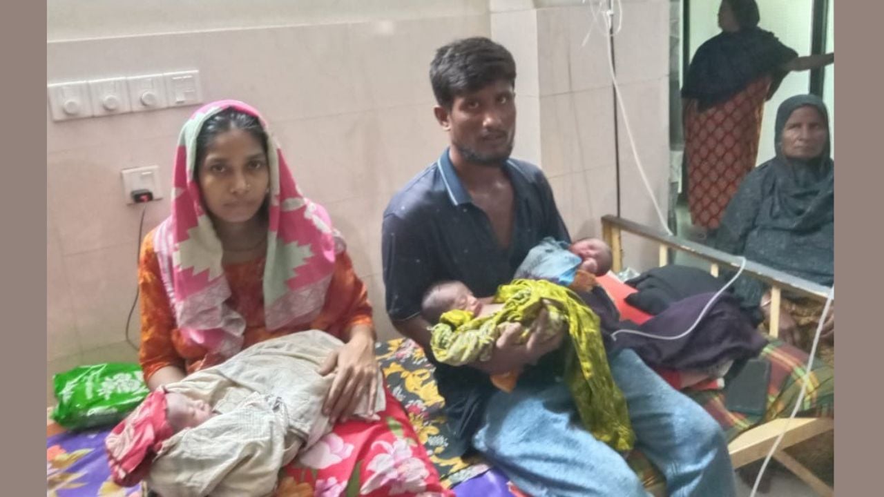 লালপুরে একসঙ্গে তিন পুত্রসন্তানের জন্ম