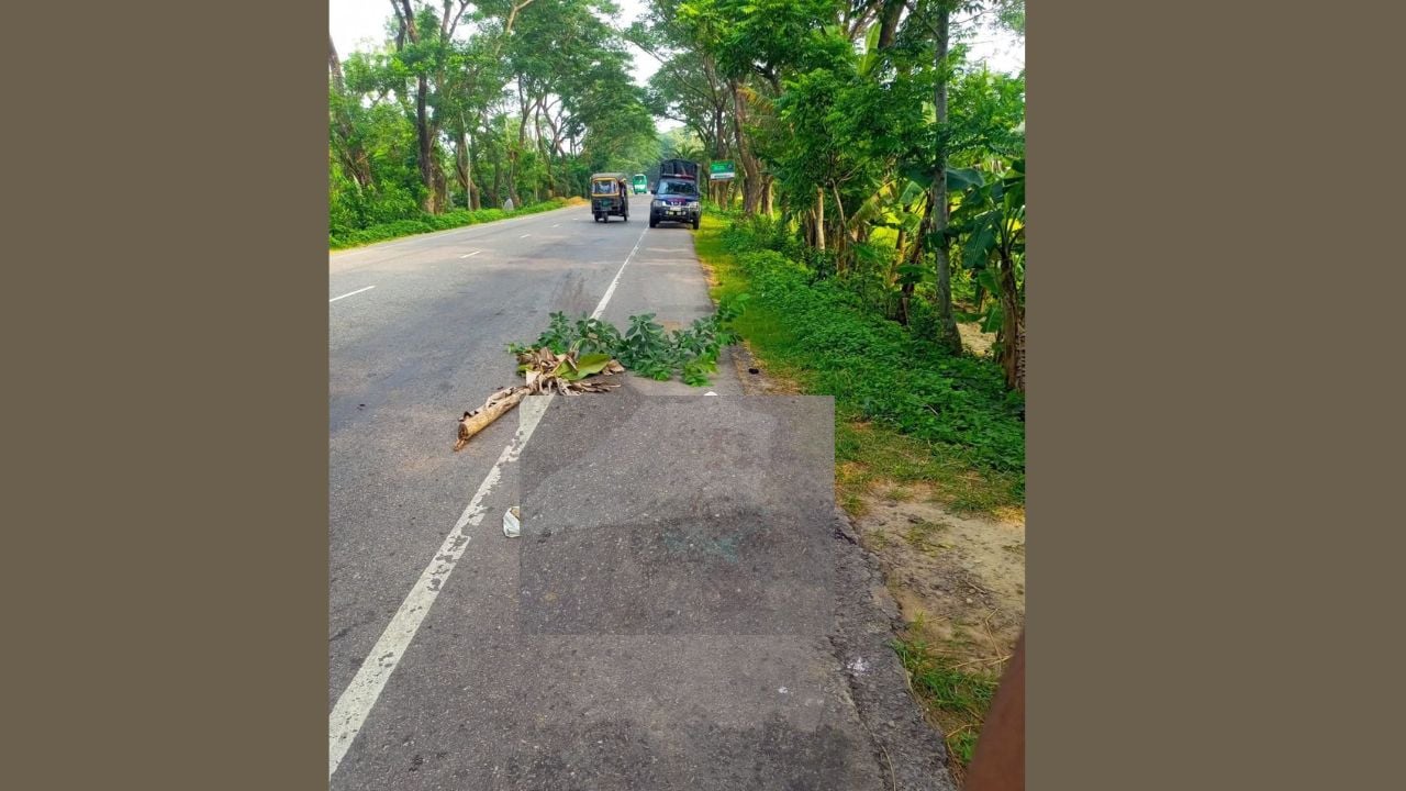 বরিশাল মহাসড়কে দুর্ঘটনায় যুবক নিহত