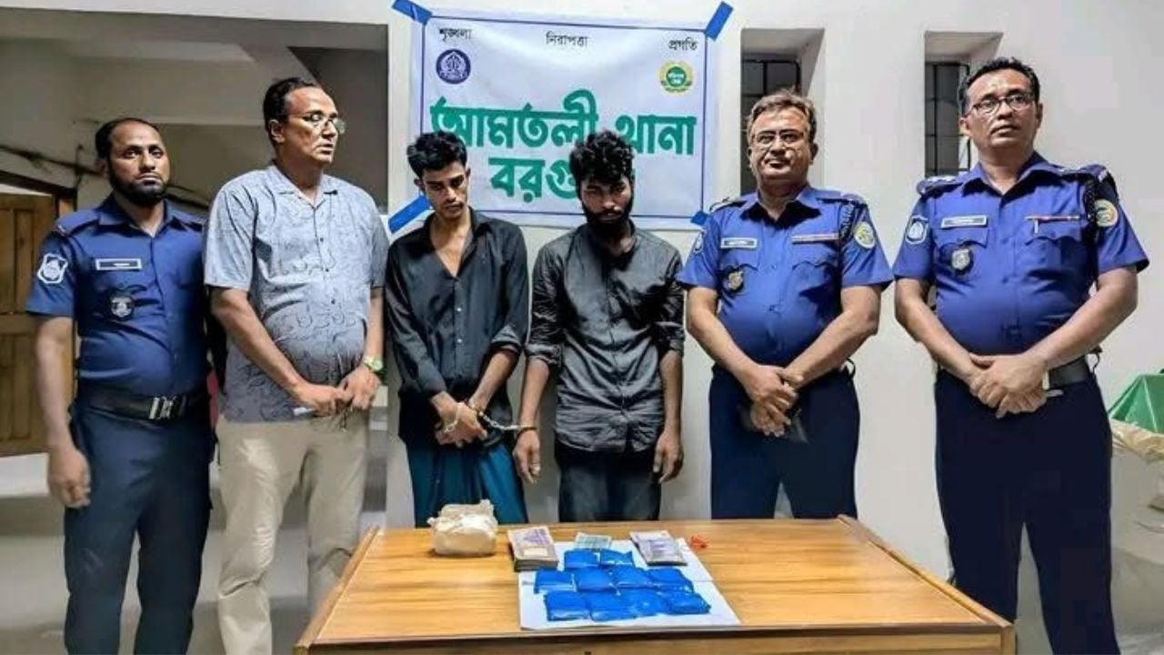 আমতলীতে ১৯০০ পিস ইয়াবাসহ ২ মাদক কারবারি গ্রেপ্তার