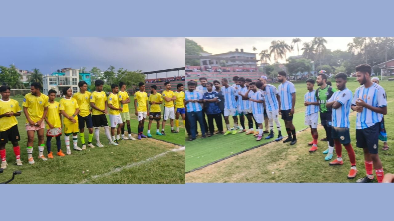 মাদারীপুরে ব্রাজিল-আর্জেন্টিনা সমর্থকদের প্রীতি ম্যাচ