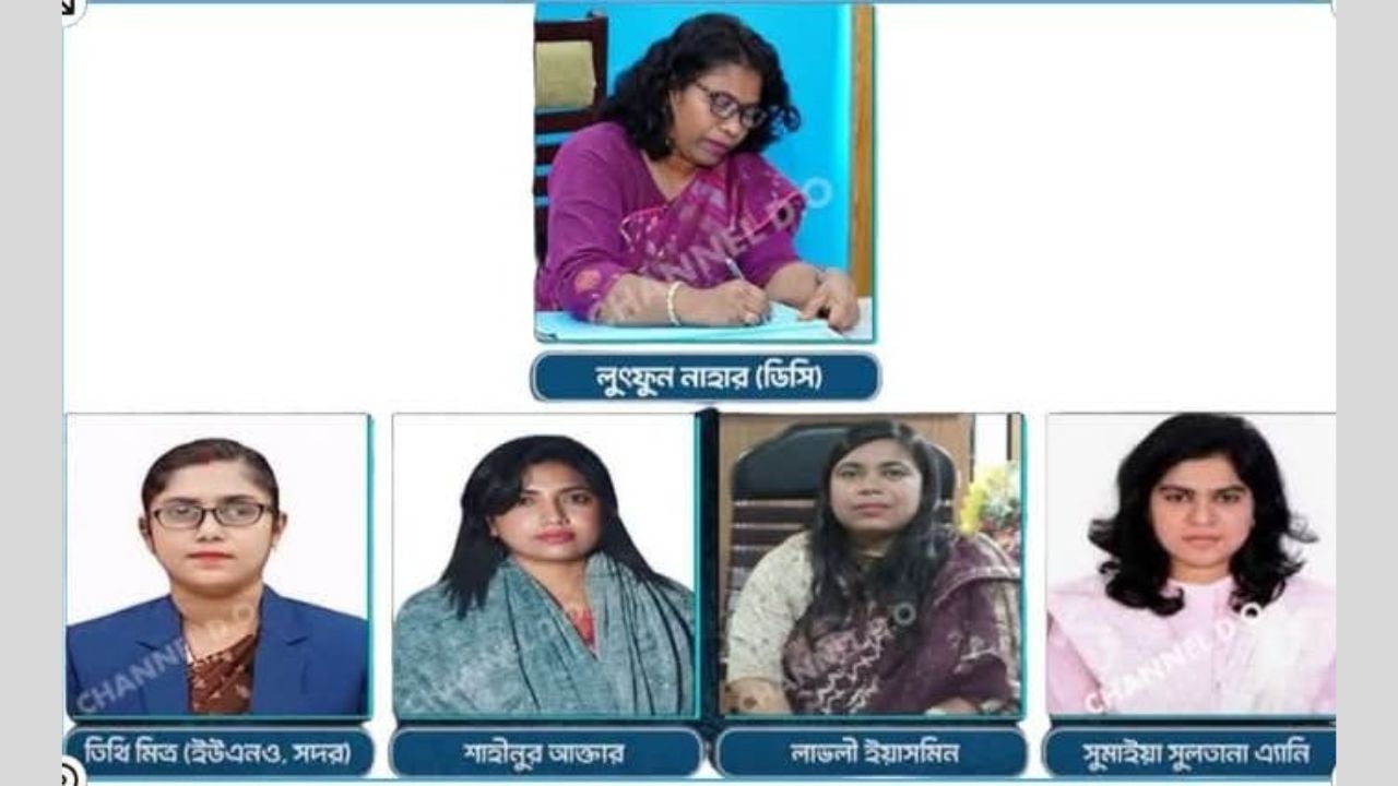 দামুড়হুদাসহ চুয়াডাঙ্গার ৪ উপজেলায় ৪ নারী ইউএনও