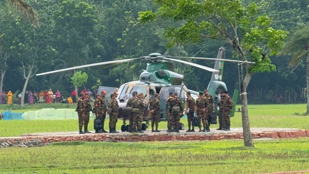 গ্রীষ্মকালীন মহড়া পরিদর্শনে কালীগঞ্জে সেনাপ্রধান