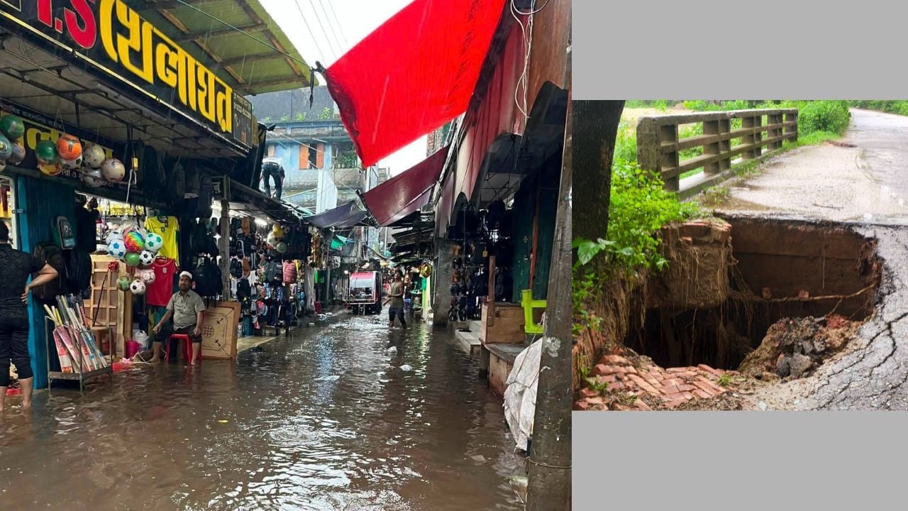 ঈদগাঁওয়ে ২০ গ্রামে ধসের শঙ্কায় ব্রিজ ও পাহাড়