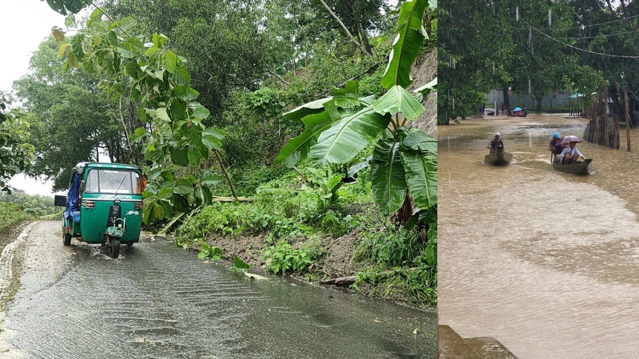 সাজেকে আটকা পড়েছেন সাড়ে চারশ পর্যটক