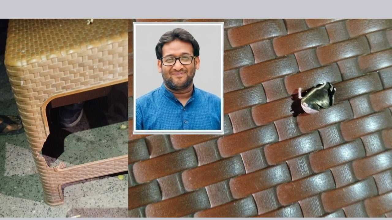 খুলনায় সাংবাদিককে লক্ষ্য করে দুর্বৃত্তের গুলি, আহত ১