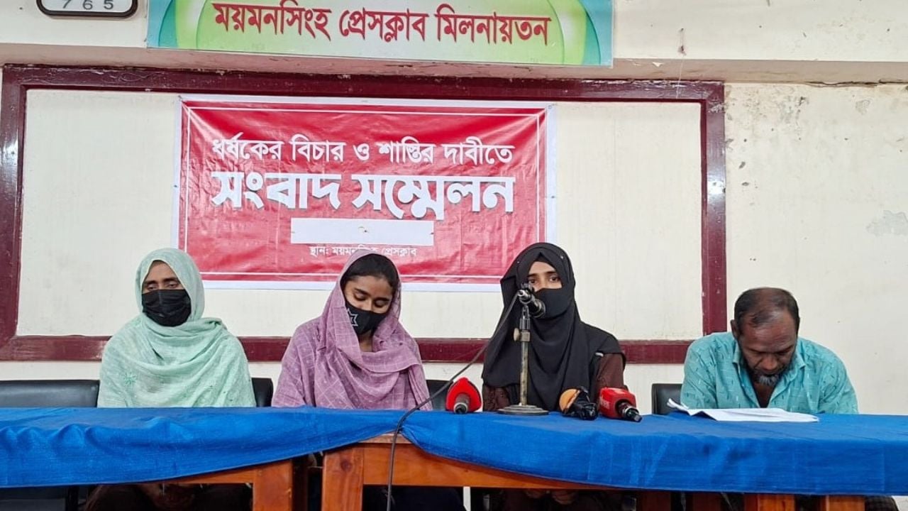 ময়মনসিংহে ধর্ষণ মামলার আসামিরা প্রকাশ্যে ঘুরছে