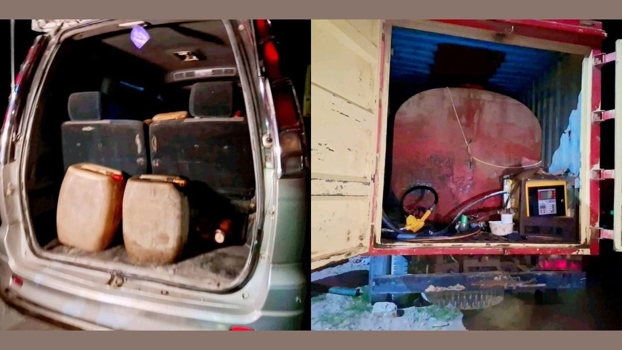 নীলফামারীতে বিপুল পরিমাণ জ্বালানি জব্দ, আটক ৭