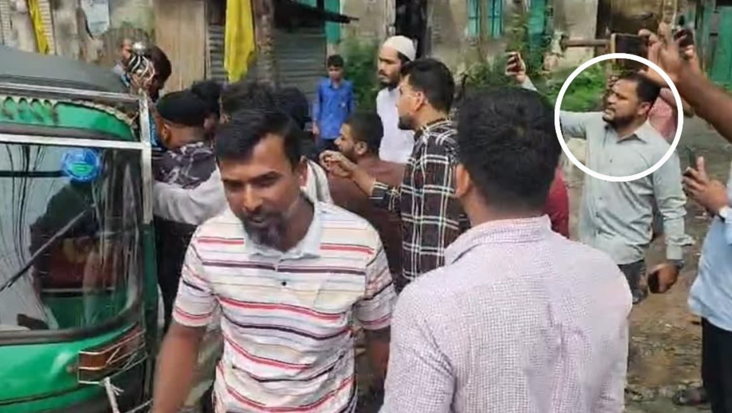 ভিডিও ধারণ করতে গিয়ে মামলার আসামি সাংবাদিক