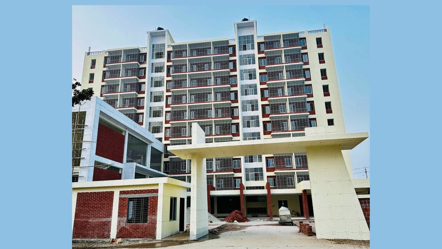 রুয়েটে ছাত্রহল ১-এর কাজ সম্পন্ন করার দাবি শিক্ষার্থীদের