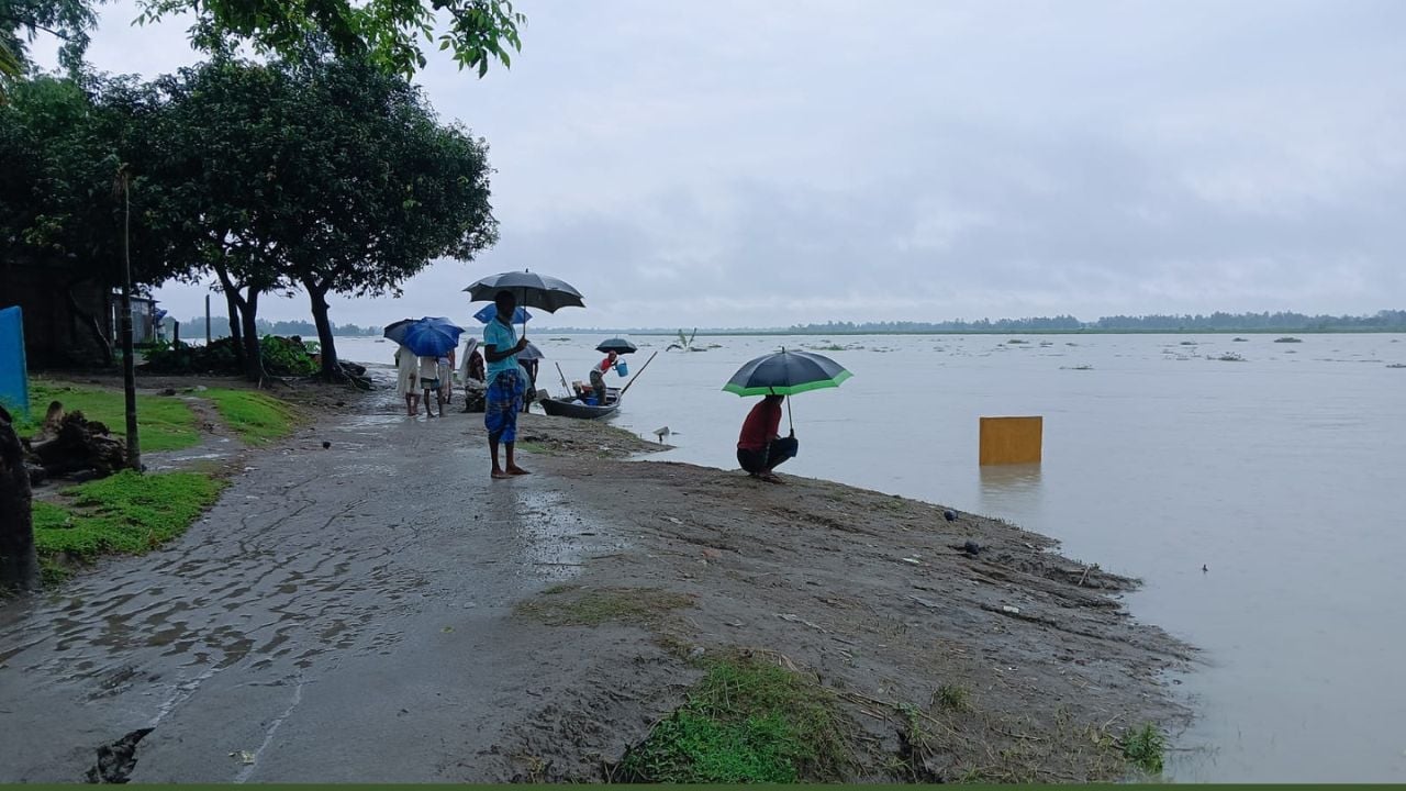 ভূরুঙ্গামারীতে দুধকুমারের পানি বিপৎসীমার ২৩ সে.মি. ওপরে
