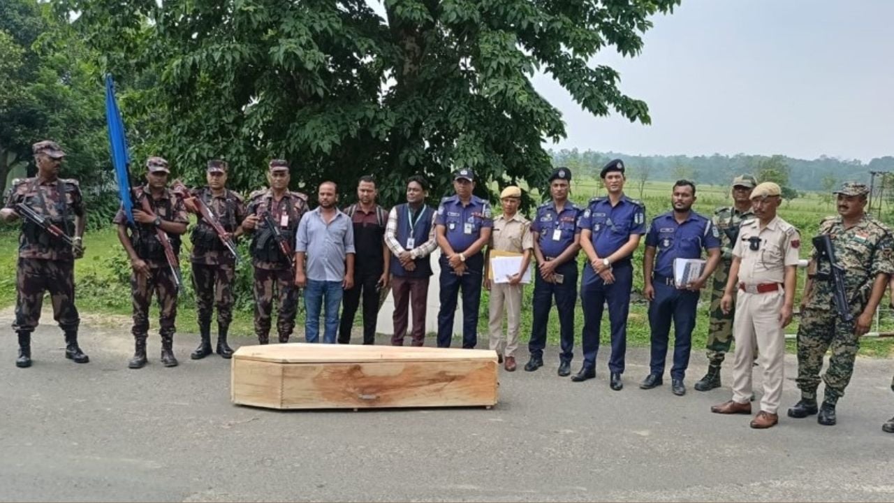 নালিতাবাড়ী সীমান্ত দিয়ে বাংলাদেশি লাশ হস্তান্তর করেছে বিএসএফ