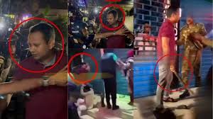 জানা গেল মেরুন টি-শার্ট পরা সেই ব্যক্তির পরিচয়