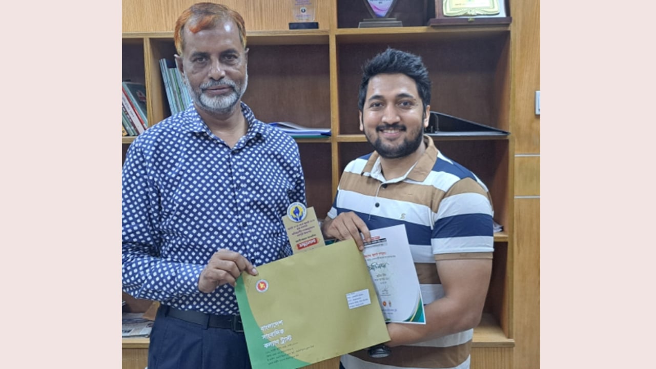 সাহসী সাংবাদিকতার স্বীকৃতি পেলেন জমির উদ্দিন