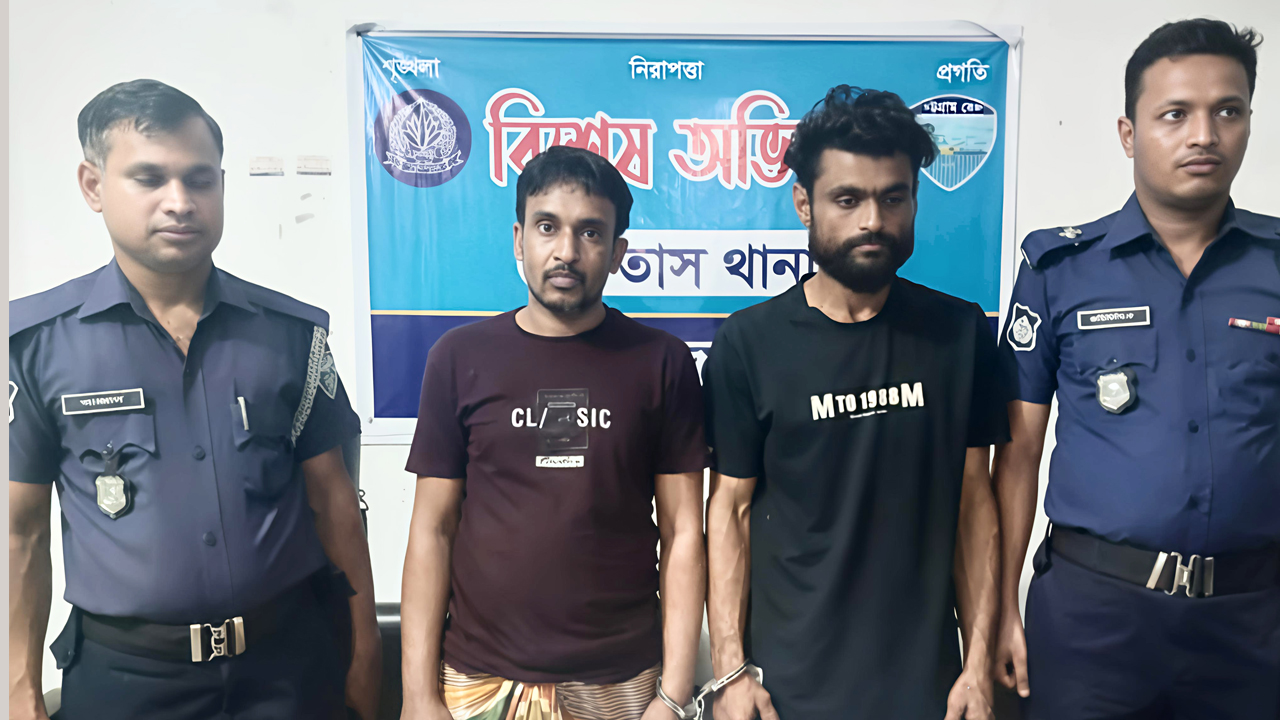 তিতাসে ইয়াবাসহ দুই মাদক কারবারি গ্রেপ্তার