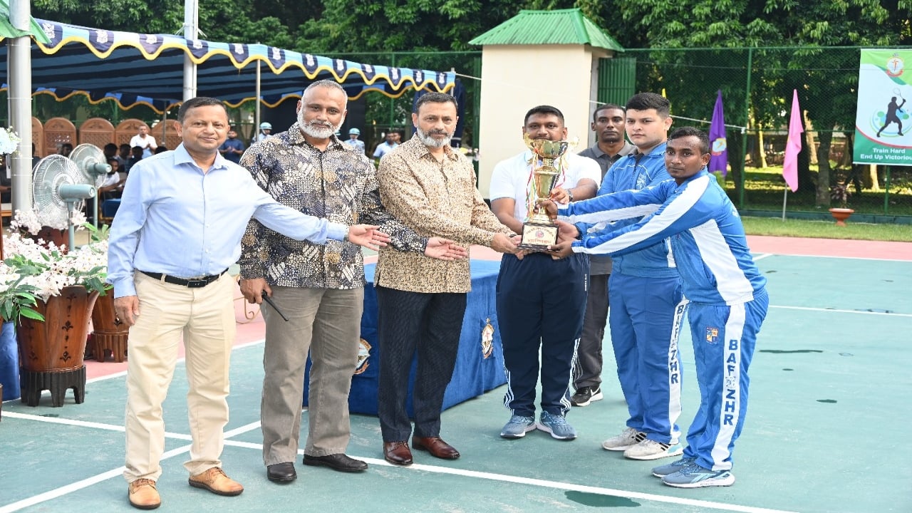 বাংলাদেশ বিমানবাহিনীর আন্তঃঘাঁটি স্কোয়াশ প্রতিযোগিতা সমাপ্ত