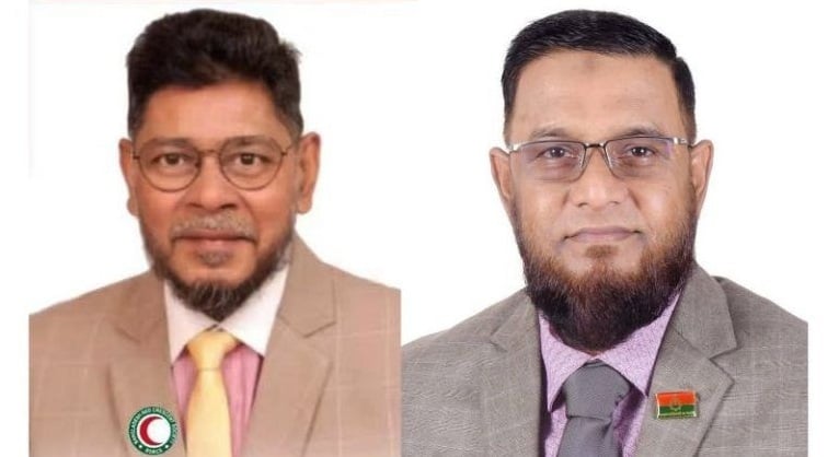 সিলেট রেড ক্রিসেন্ট সোসাইটির ভাইস প্রেসিডেন্ট সেলিম, সেক্রেটারি মাহবুব