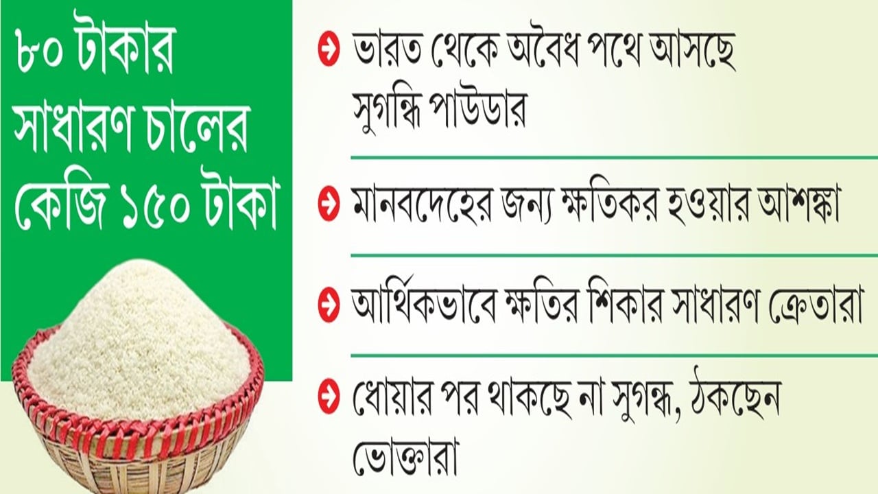 পোলাওয়ের নামে বিক্রি হচ্ছে সুগন্ধি আতপ চাল