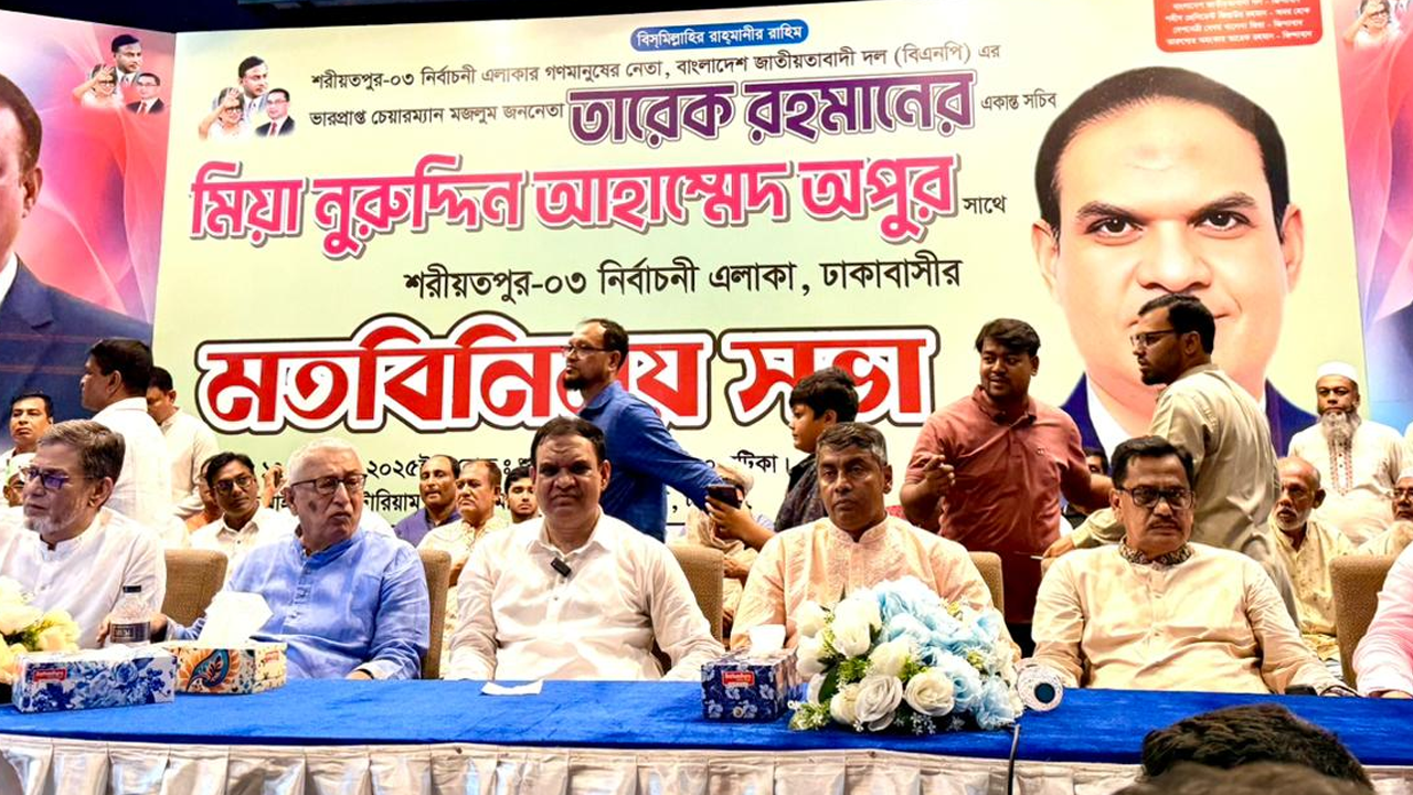 বিএনপির মধ্যে কোনো বিভেদ ও অনৈক্য নেই: নুরুদ্দিন অপু